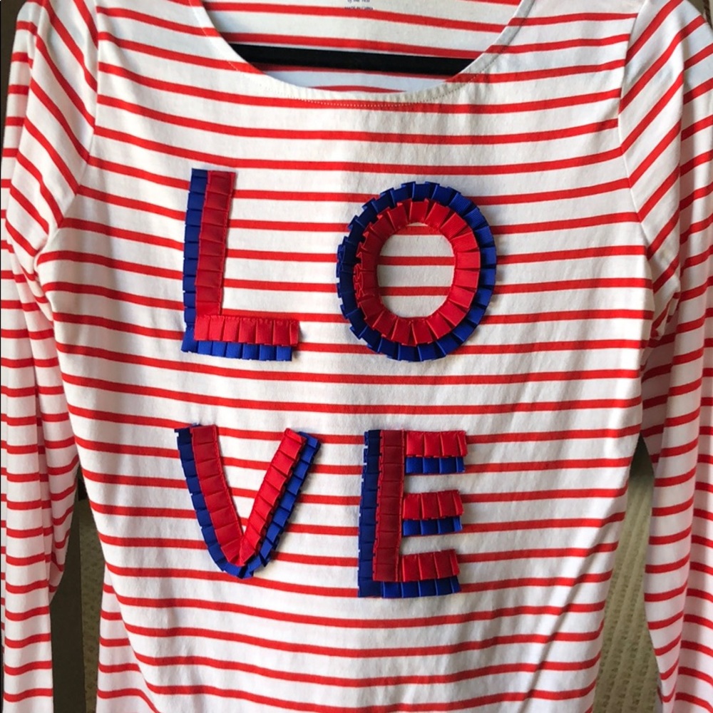Boden Detailed LOVE shirt!  Yeah!!